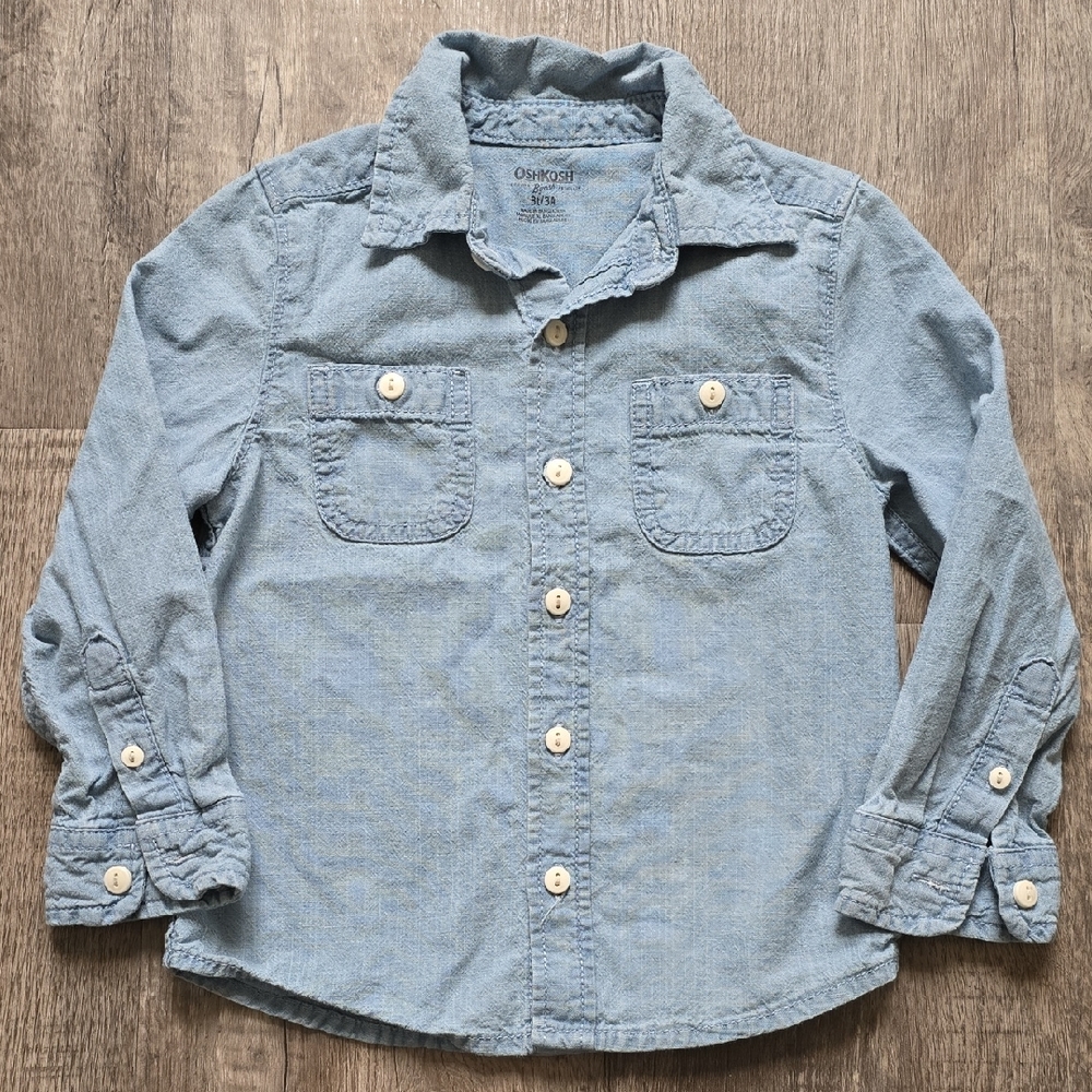 OshKosh B'gosh Denim Blue Shirt